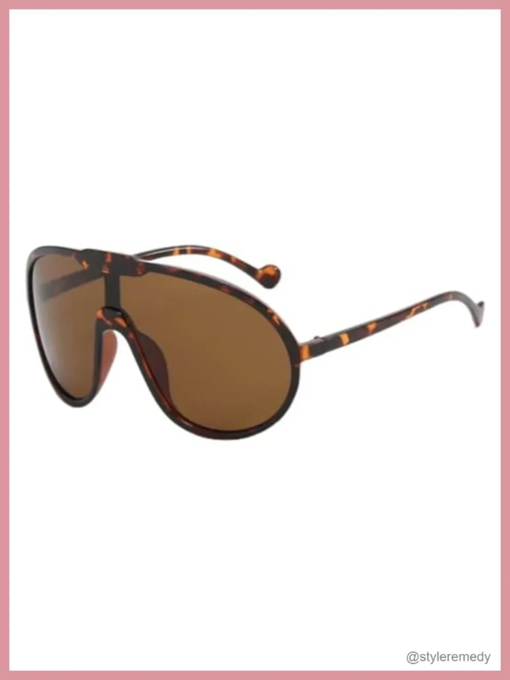 Oversized Shield Sunglasses Women Men Unisex UV400 Protection Retro Fashion
